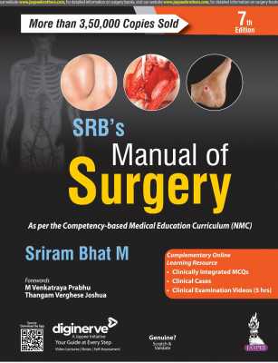 SRB's Manual of Surgery, 7th Edition, Sriram Bhat M (Offset Color) Vol- 1, 2